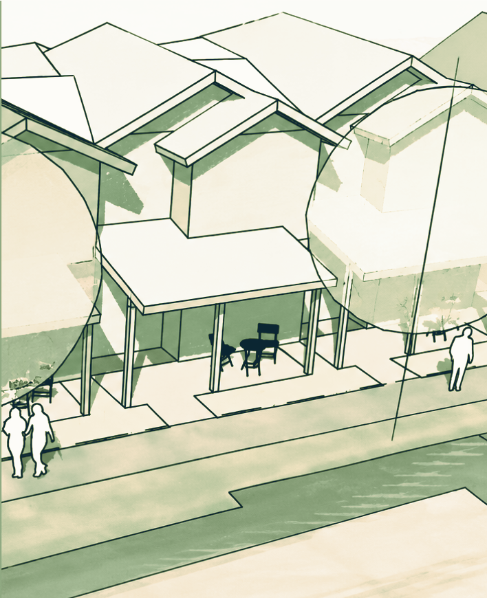 Streetscape study of QWHIP homes
